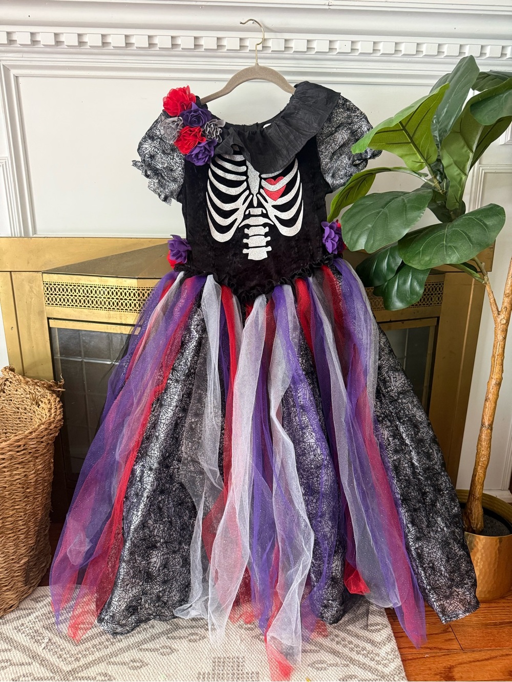 Chasing Fireflies Day of the Dead skeleton costume dress